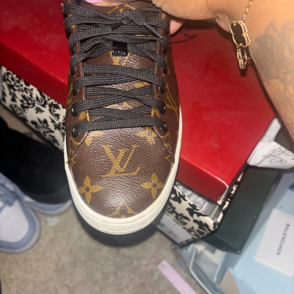 Louis Vuitton Monogram Brown Sneakers - Picture 3 of 4